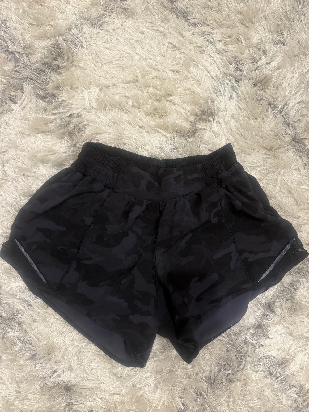 Lululemon Black Camo Women’s Athletic Shorts